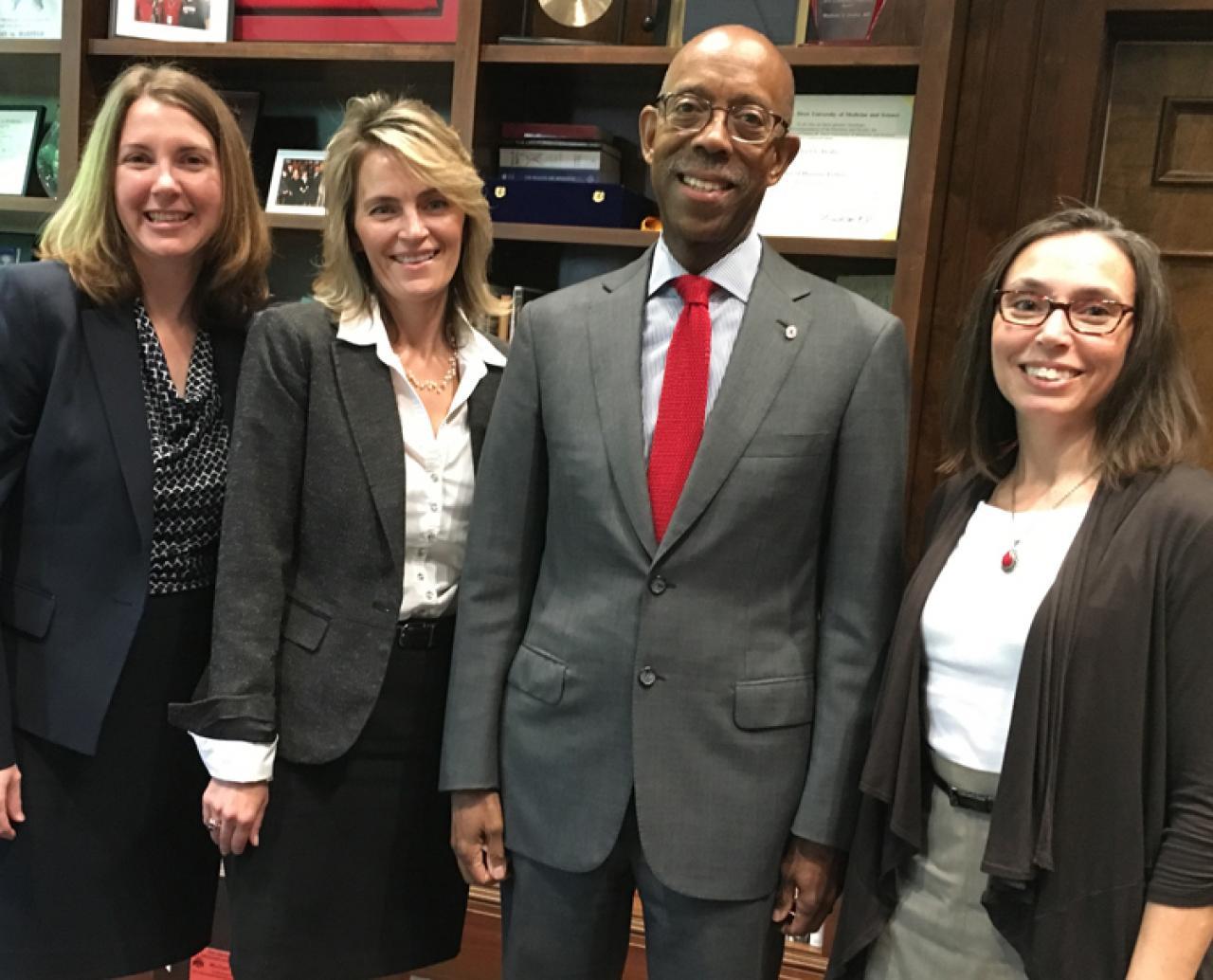 President Drake and members of HERS Institute